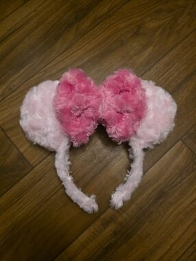 Handmade Furry Pink Minnie Ears